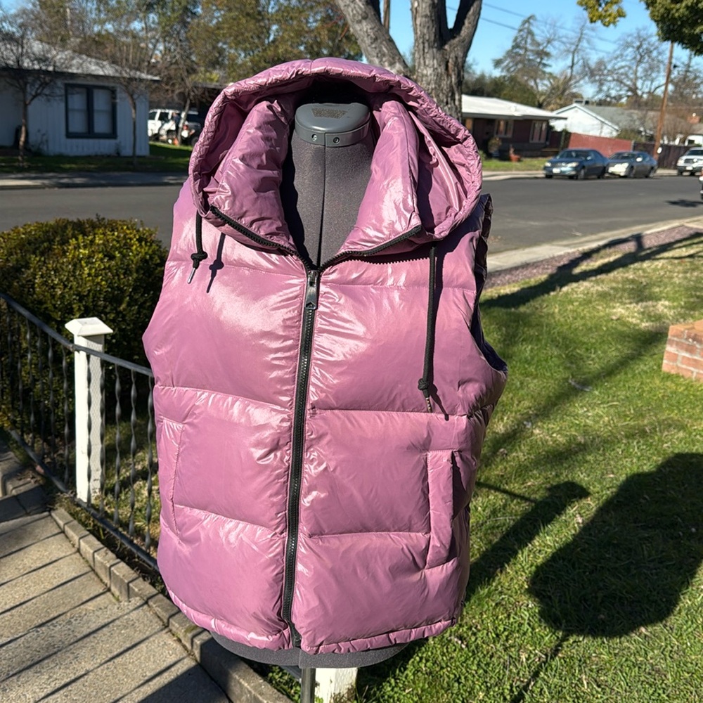 Intl details lavenderar puffer Vest XL women’s
